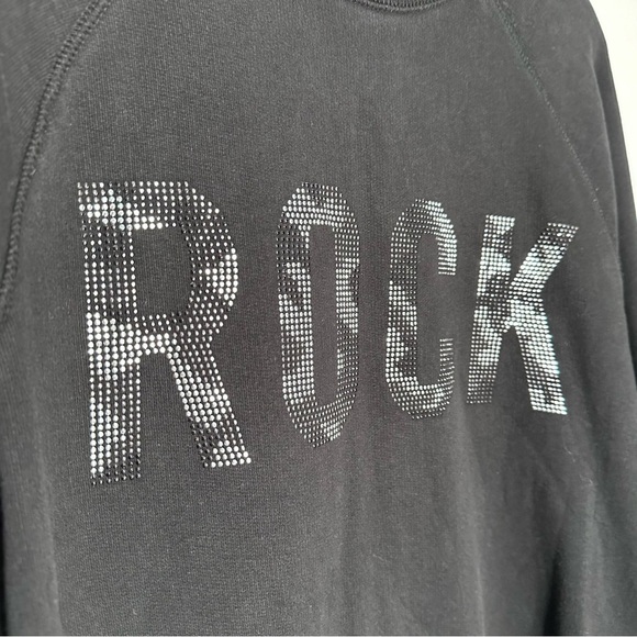 Zadig & Voltaire | Black Upper Camo Rock Strass Jeweled Sweatshirt Size Small - Picture 3 of 8